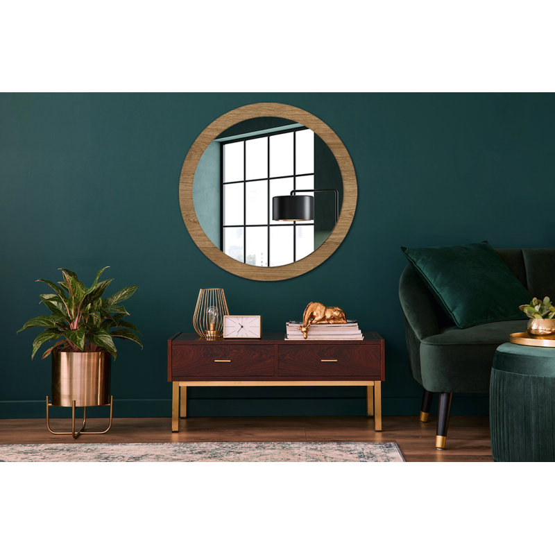 Huldar Glass Flat Wall Mirror
