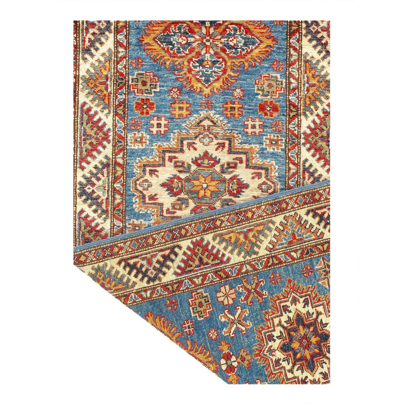 Oriental Area Rug in Light Blue