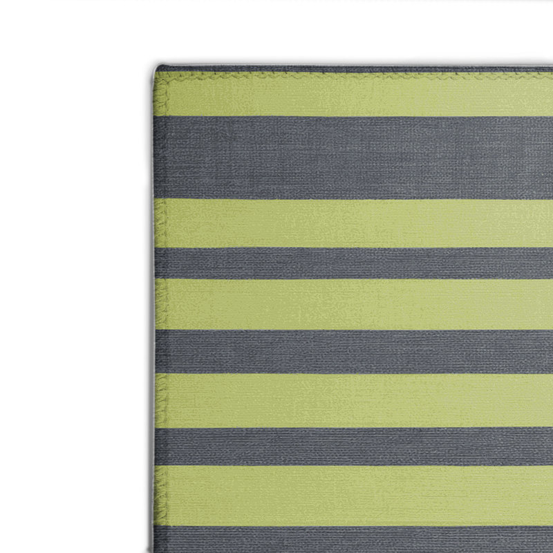 Tapis intérieur / extérieur vert HorizontalStripes