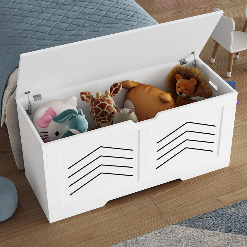 Storage Bench, White