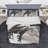 Glam Painted Arcs I - Transitional Duvet Cover Set - Microfiber Polyester-38756933