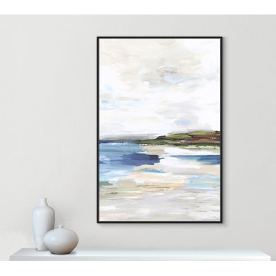 Distant Land I - Floater Frame, reproduction d'art sur toile