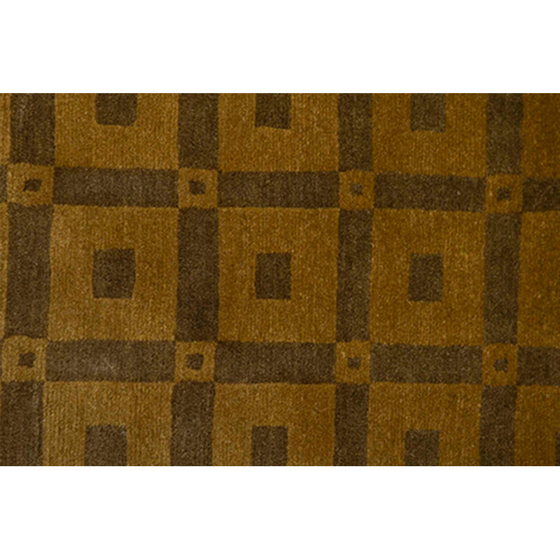 Hand-Knotted High-Quality Brown Area Rug