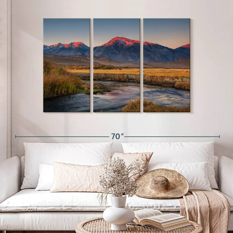 Alvord Daybreak At Sierra Nevada, 32" H x 50" W