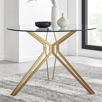 Chowchilla 43.3" Pedestal Dining Table