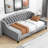 Modern Luxury Tufted Button Daybed,Twin,Gray(Old SKU:GX001008AAE)-1910827246