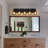 5-Light Wall Lighting (Walnut+Black)