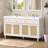 60-Inch White Double Sink Bathroom Vanity - SMC Sink, Large Storage, Soft-Close Doors & Trays-1839465052