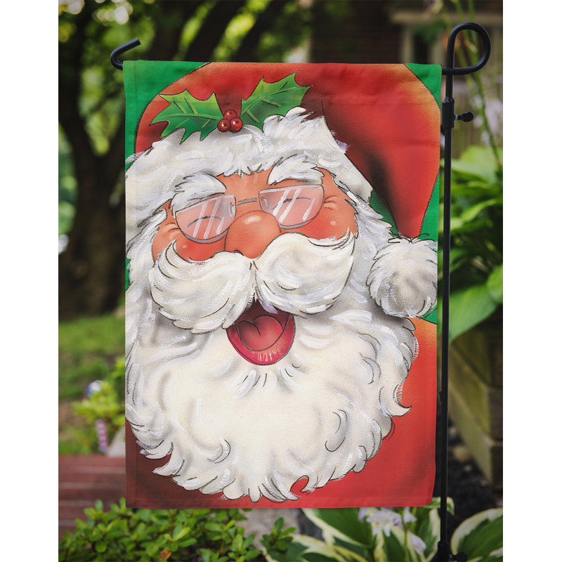 Double Sided Polyester Christmas Garden Flag, 15" H  x 11" W