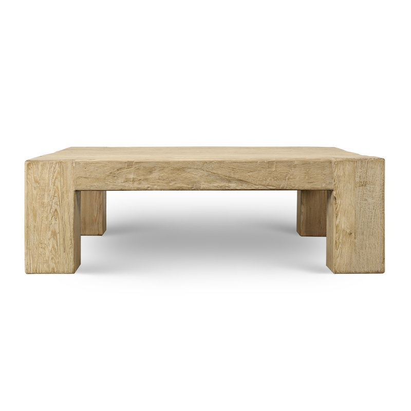 Table basse carrée 55 po Ravello, H 17,7 po x l 55 po x P 55 po