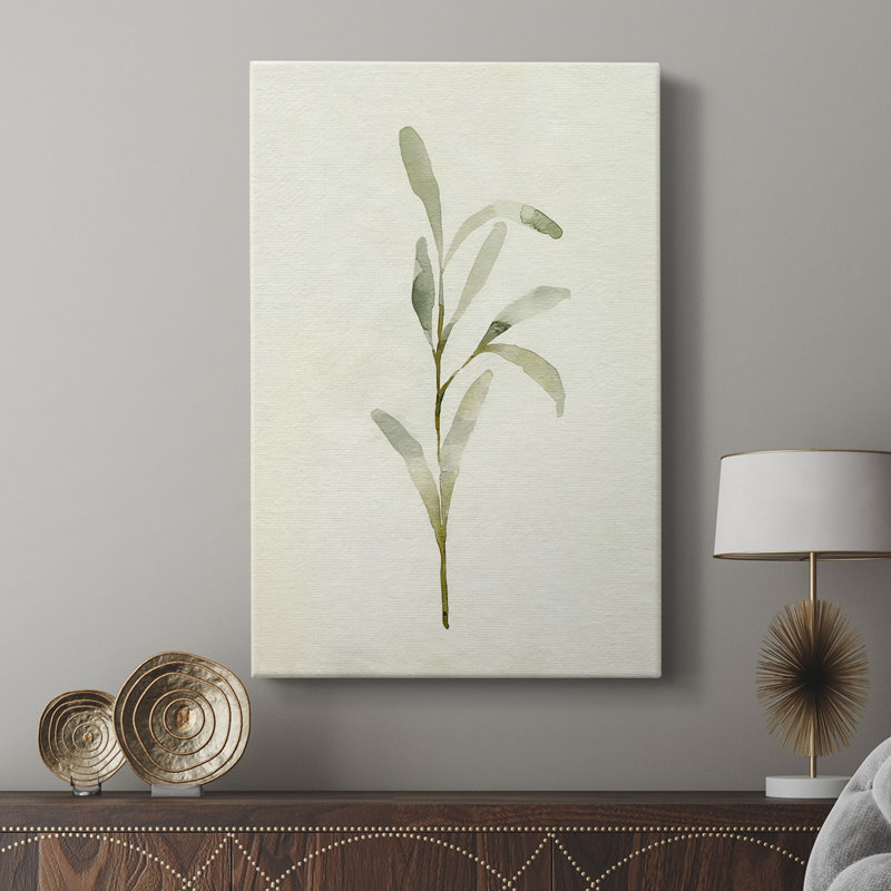 Olive Leaves I - Gallery Cavas tendue sur mesure, H 27 po x l 18 po