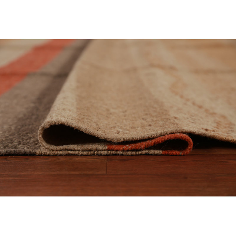 Tapis rayé teint en kilim 1 x 12