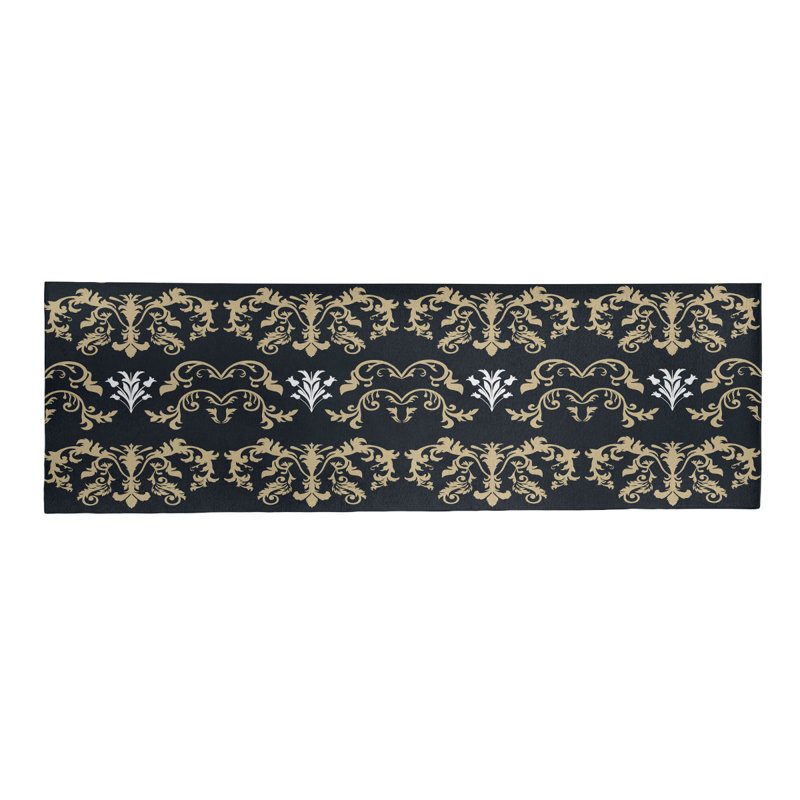 Tapis de couloir noir