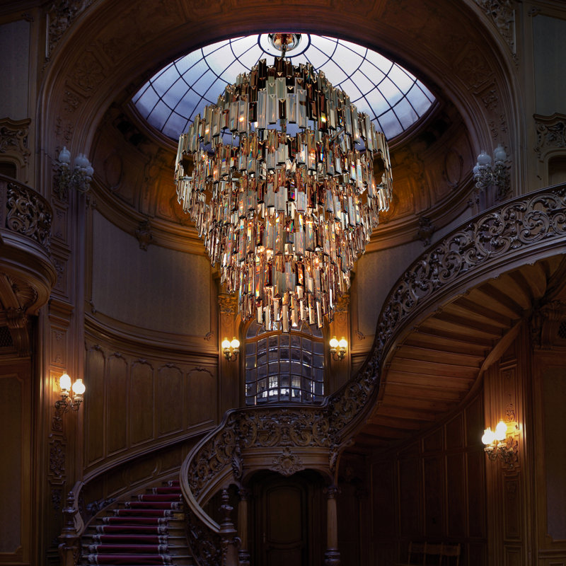 Lustre en cristal 28 lumières Vienna