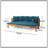Long Beach Acacia Wood Daybed With Rustic X-Frame, Expandable Design, And Water-Resistant Cushions For Outdoor Relaxation