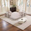 Canapé-lit convertible en futon Corduroy - Conception à deux modes avec support en mousse de qualité supérieure-1819240968