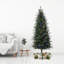6.5' Artificial Fir Christmas Tree with Color & Clear Lights