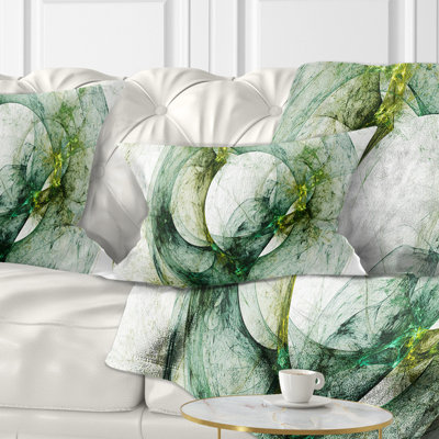 Far Spherical Galaxy - coussin imprimé abstrait