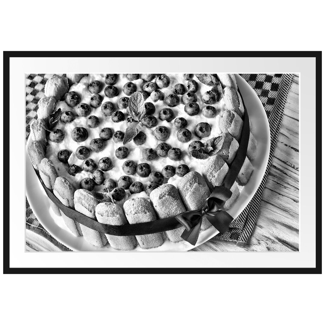 Gerahmtes Poster Obsttorte