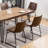 Aryven Industrial 7-Piece Dining Set, Antique Brown-900380946