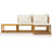 Chaise longue 4 pièces avec coussins-477248911