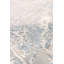 Tapis rectangulaire argenté en laine / soie noué à la main-1387400988