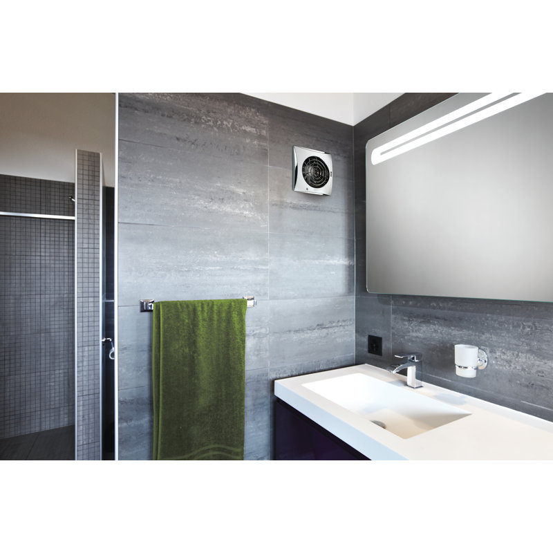 Hush Bathroom Fan, Chrome