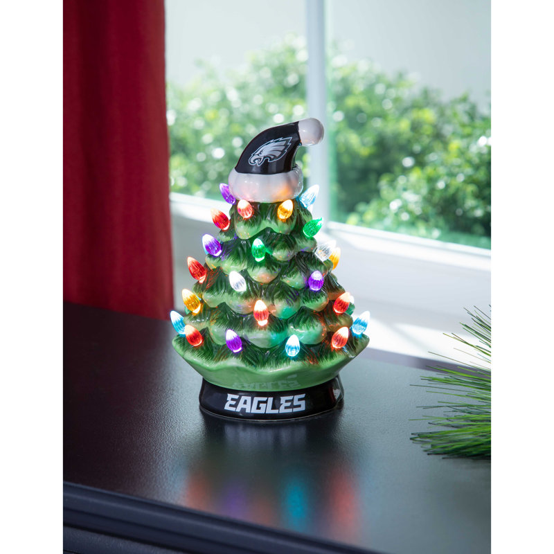 Arbre de Noël en céramique 8 po Maclachlan, Eagles de Philadelphie