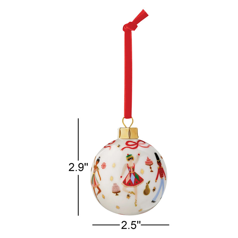 Rifle Paper Co. Nutcracker Porcelain Ornament