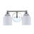 Lauder Iron/Frosted Glass Farmhouse Cottage LED Vanity Light-1985817739-1981464512