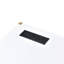 Bureau d'écriture rectangulaire avec ports USB