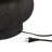 Kragen Table Lamp-Textured Matte Black Porcelain Ceramic-493960590