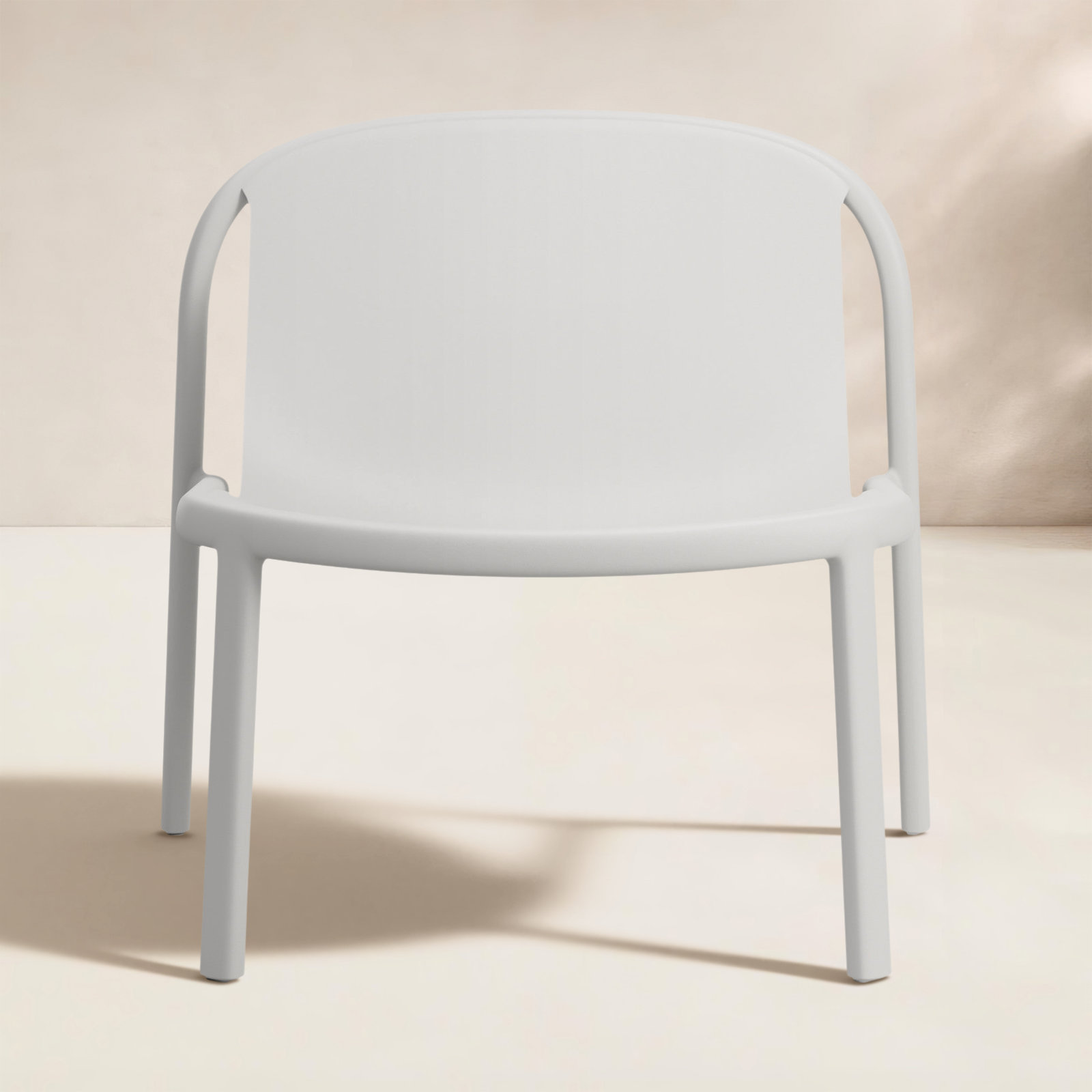Decade Patio Lounge Chair, Putty