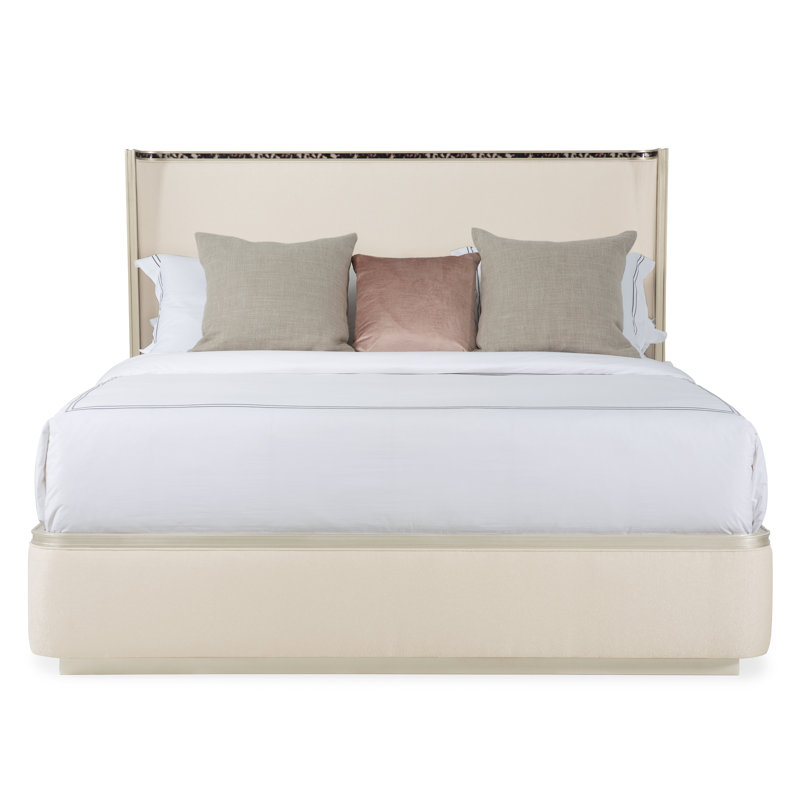 Upholstered Platform Bed, King