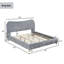 Lit plateforme tapissier Lunara-792962040