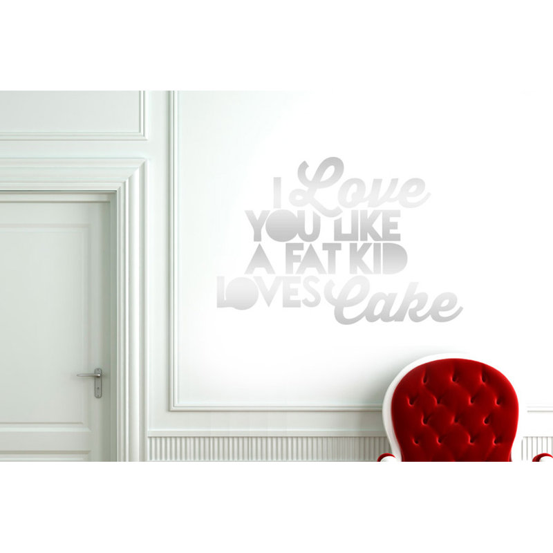 Non-Wall Damaging Wall Decal, Shiny Silver, Medium