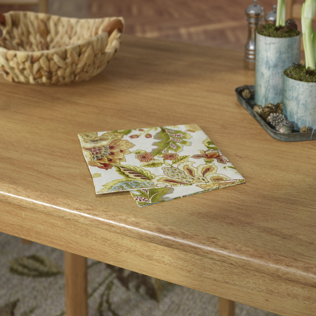 Wooten Amelia Cotton Reversible Cotton Napkin (Set of 6) Charlton Home® 