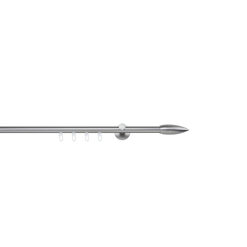 Curtain rod made to measure inner barrel 20mm Cardo, 2cm H x 160cm W x 6.5cm D
