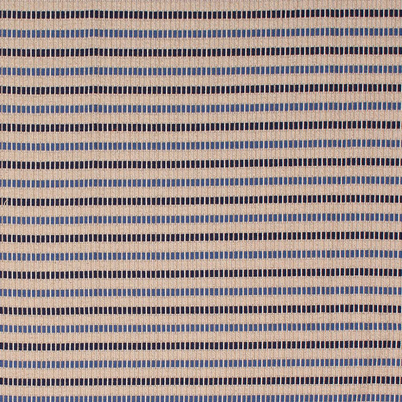 Tissu droit & fine Prive, Indigo