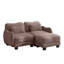 Canapé en L Chenille avec design ergonomique et repose-pieds mobile-2001373186-2001373187