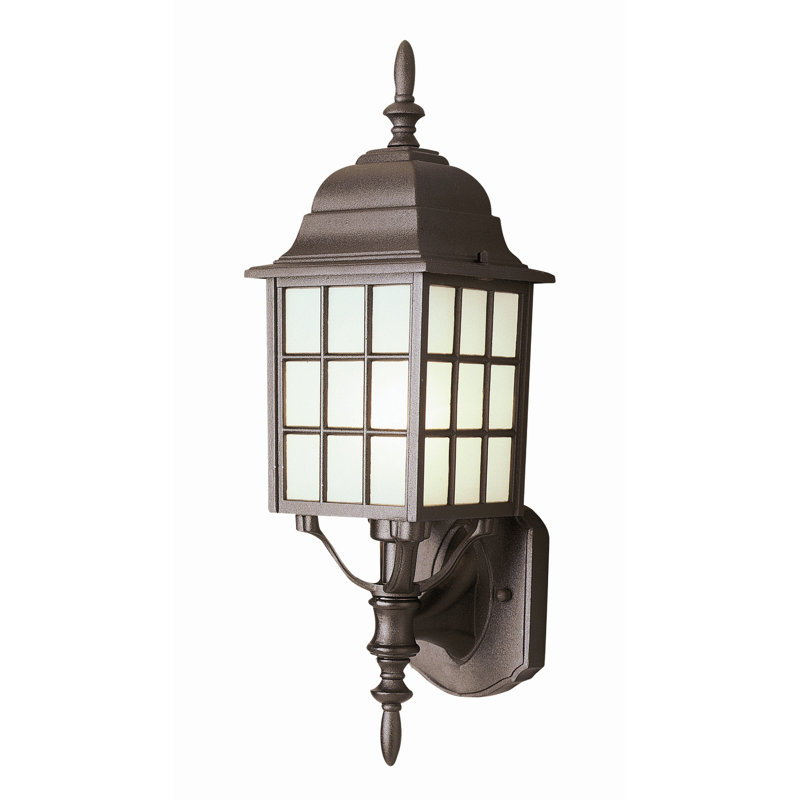 Applique extérieur Woodard, Noir