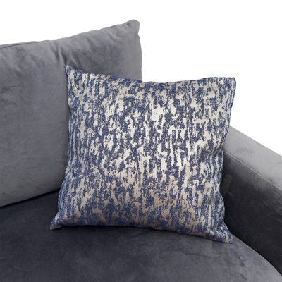 Jacquard Abstract Patterned Linen Throw Pillow
