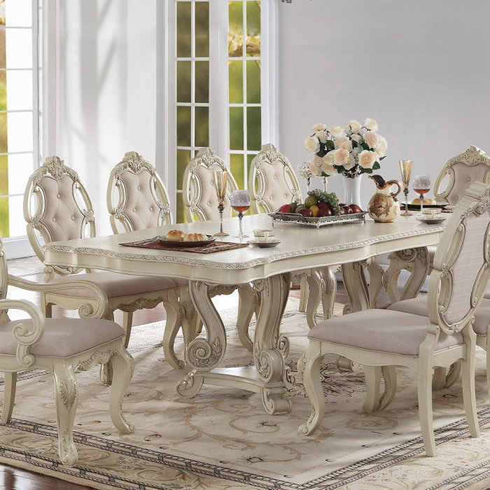 Ragenardus Dining Table W/Leaf, White