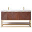 Ensemble de meuble-lavabo double autoportant Mahon-440350616-440307554
