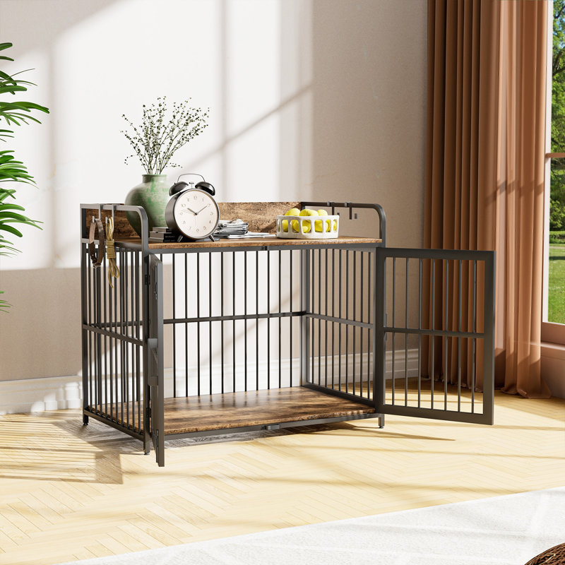 🐾Furniture-Style Dog Crate – Chew-Resistant & Waterproof, Supports Up to 300 lbs, Available in 3 Sizes, Fits Small to Extra-Large Dogs🐕