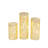 Lighted Glass Luminary Set with Timer