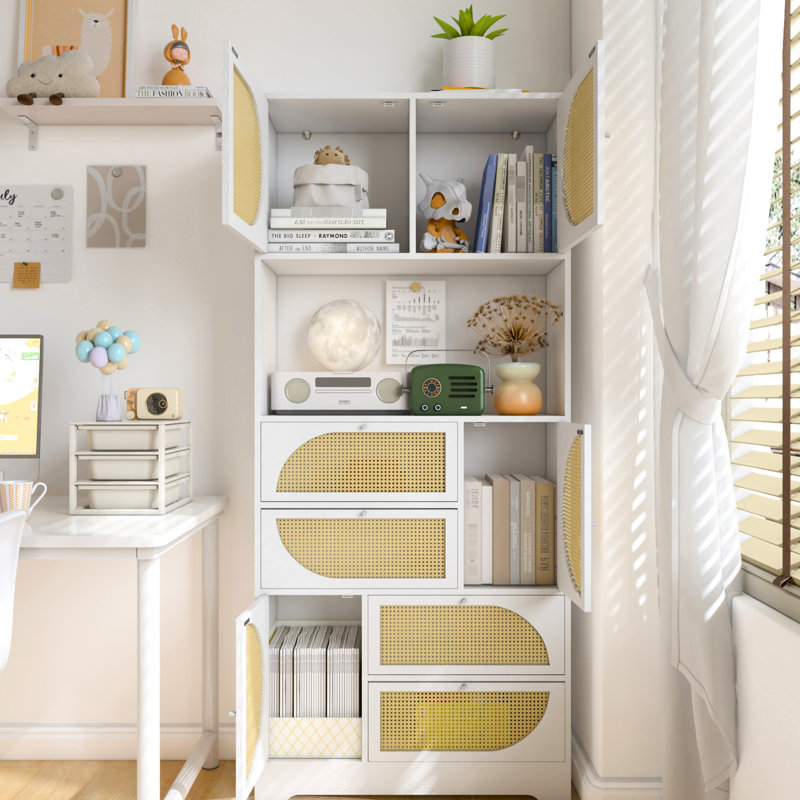 Buffet avec portes et espace de rangement spacieux et élégant