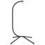  Hanging Egg Chair Stand Without Basket Black Steel