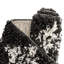 Tapis géométrique noir / blanc Rodney-50849027