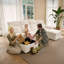 Canapé inclinable électrique 4 places avec 2 repose-pieds, canapé inclinable avec ports USB et Type-C-501390724-501869795